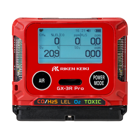 Портативный многоканальный газоанализатор Riken Keiki GX-3R Pro